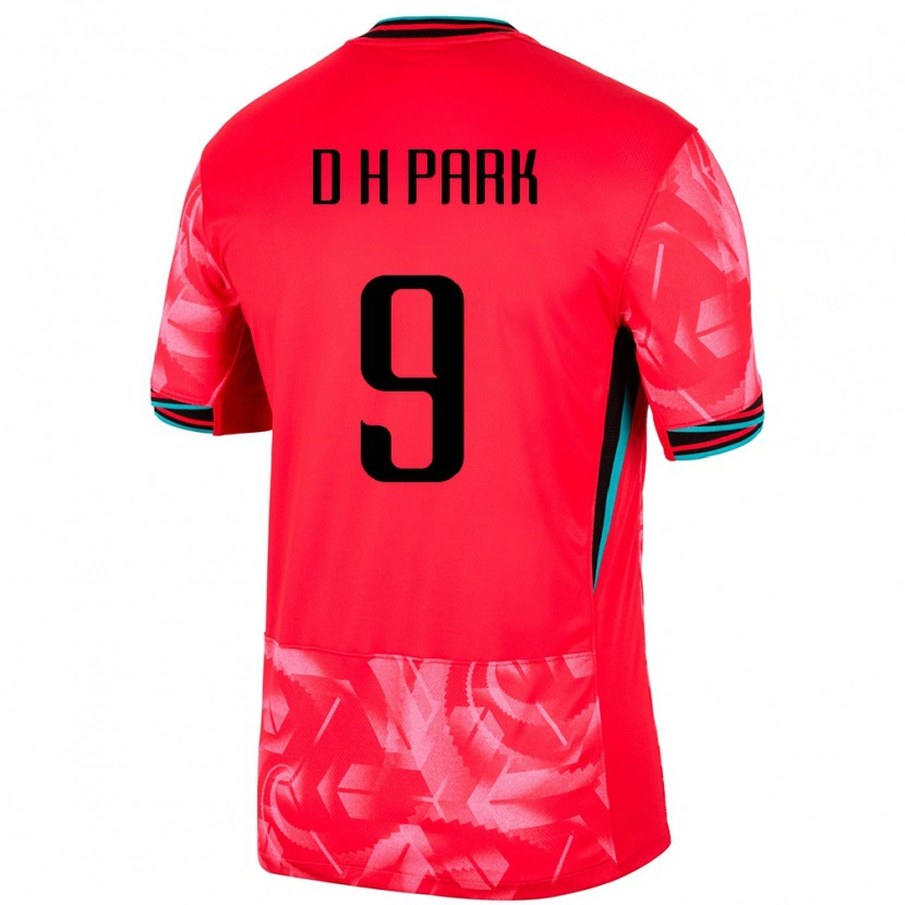 Danxen Niño Camiseta Corea Del Sur Do-Hyeon Park #9 Rojo 1ª Equipación 24-26 La Camisa México
