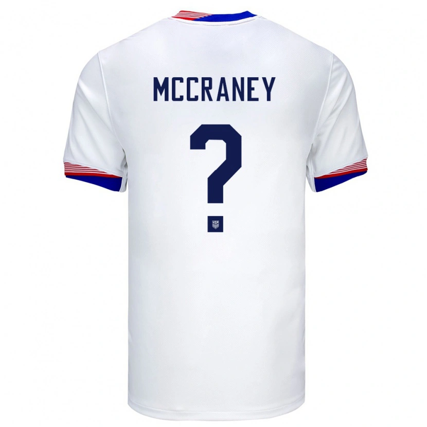 Danxen Niño Camiseta Estados Unidos Finn Mccraney #0 Blanco 1ª Equipación 24-26 La Camisa México
