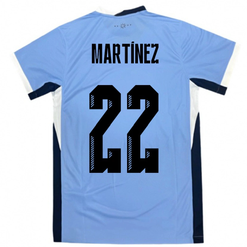 Danxen Niño Camiseta Uruguay Fredy Martínez #22 Blanco Negro 1ª Equipación 24-26 La Camisa México