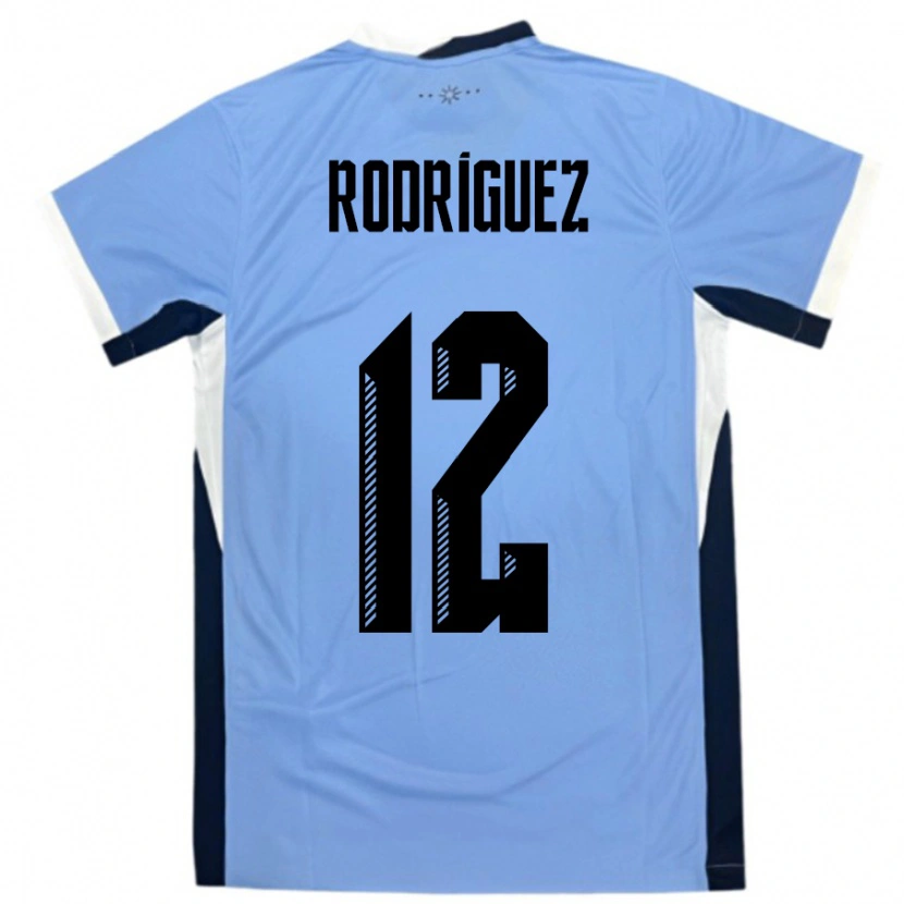Danxen Niño Camiseta Uruguay Randall Rodriguez #12 Blanco Negro 1ª Equipación 24-26 La Camisa México