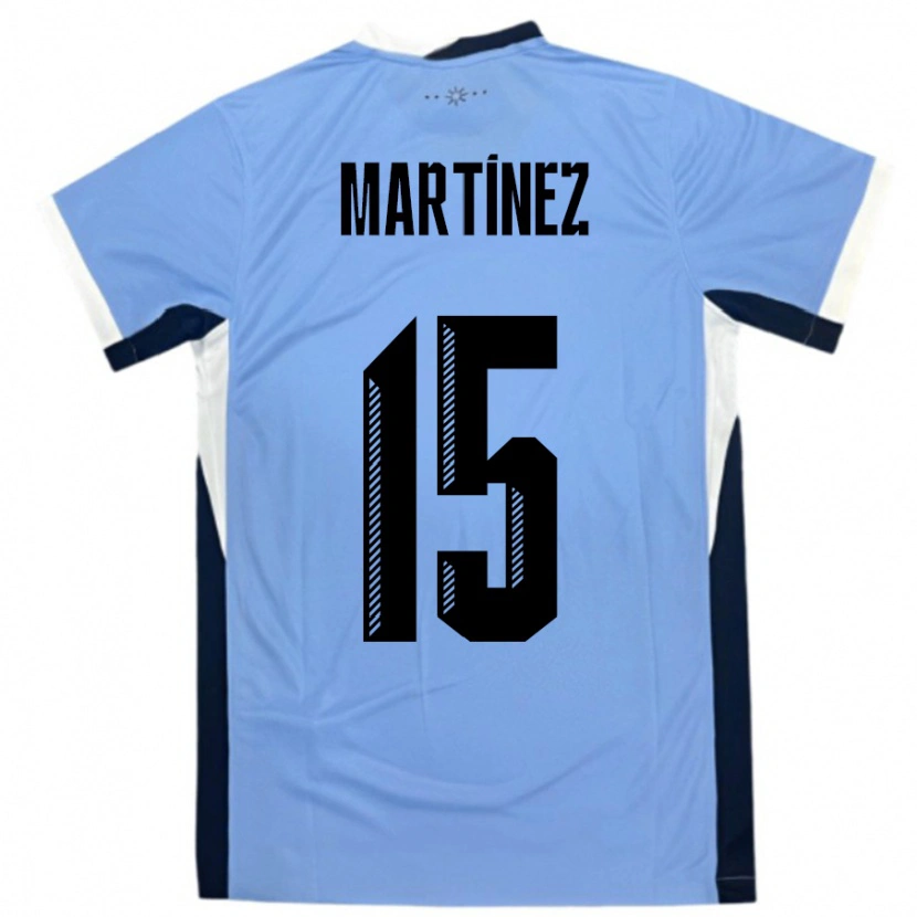 Danxen Niño Camiseta Uruguay Rocio Martinez #15 Blanco Negro 1ª Equipación 24-26 La Camisa México