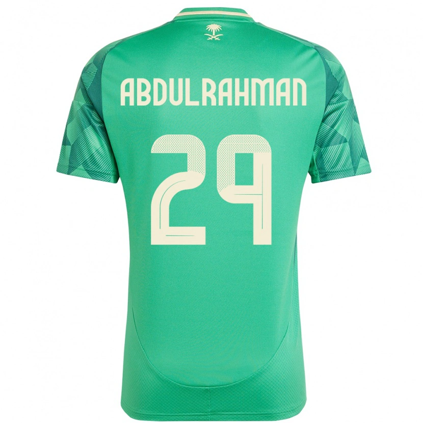Danxen Niño Camiseta Arabia Saudita Mohammed Abdulrahman #29 Verde 1ª Equipación 24-26 La Camisa México