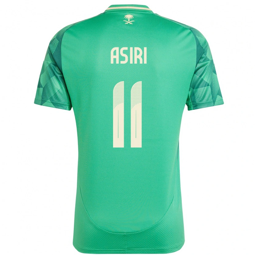 Danxen Niño Camiseta Arabia Saudita Haitham Asiri #11 Verde 1ª Equipación 24-26 La Camisa México