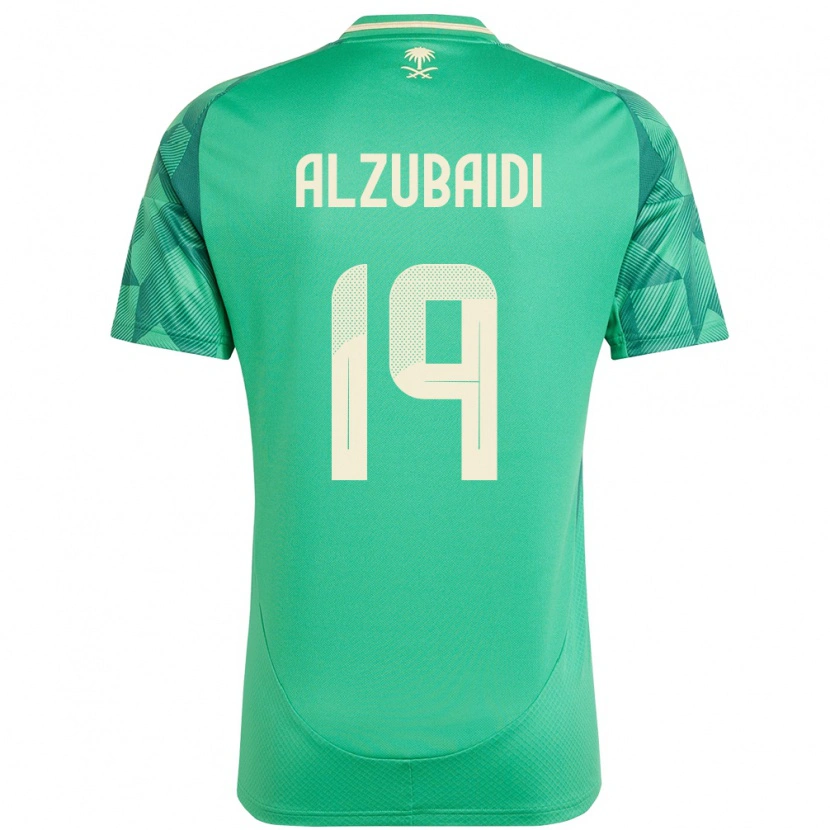 Danxen Niño Camiseta Arabia Saudita Yaseen Alzubaidi #19 Verde 1ª Equipación 24-26 La Camisa México