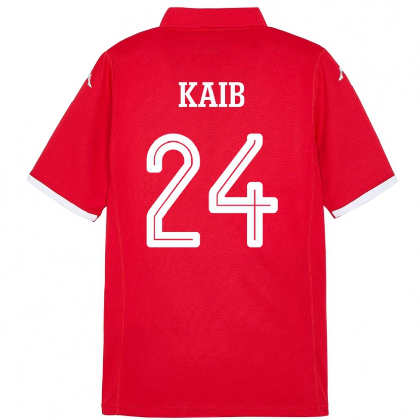 Danxen Niño Camiseta Túnez Rami Kaib #24 Rojo 1ª Equipación 24-26 La Camisa México