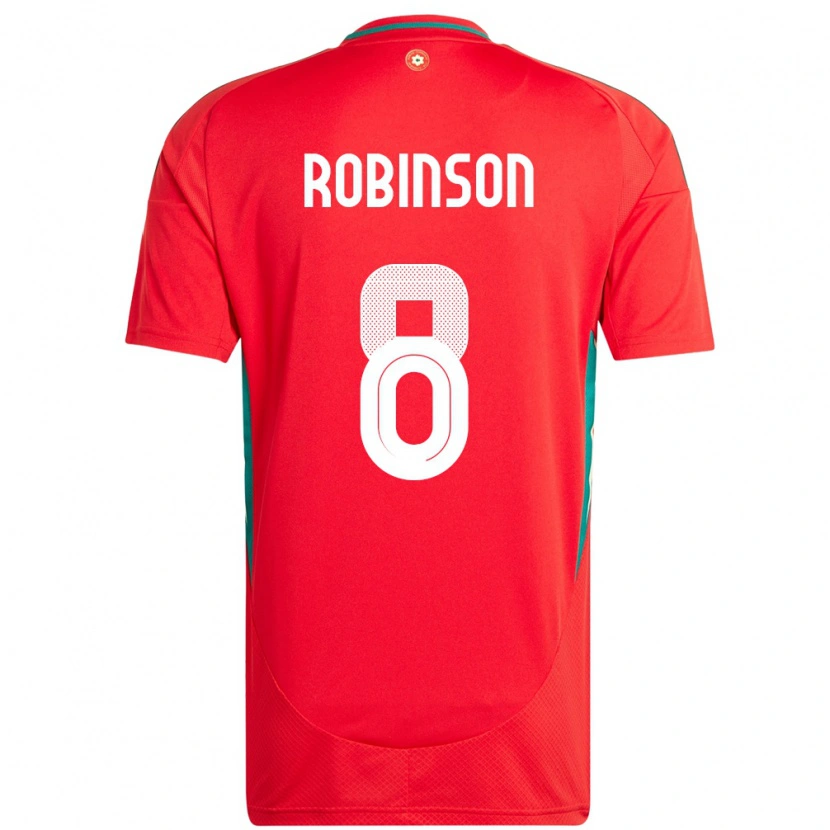 Danxen Niño Camiseta Gales Milo Robinson #8 Rojo 1ª Equipación 24-26 La Camisa México