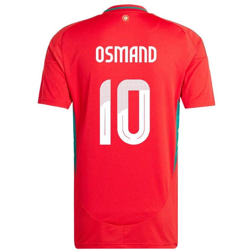 Danxen Niño Camiseta Gales Callum Osmand #10 Rojo 1ª Equipación 24-26 La Camisa México