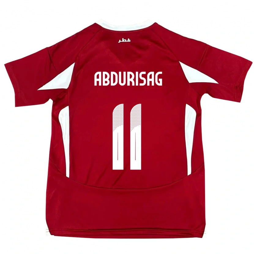 Danxen Niño Camiseta Catar Yusuf Abdurisag #11 Rojo 1ª Equipación 24-26 La Camisa México