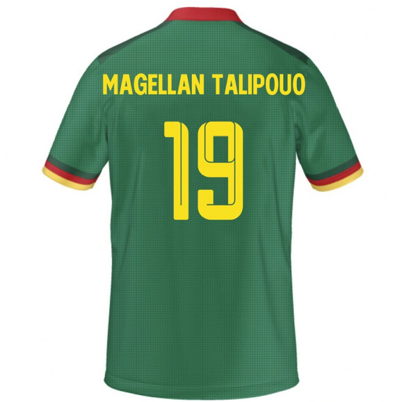 Danxen Niño Camiseta Camerún Ghane Magellan Talipouo #19 Verde 1ª Equipación 24-26 La Camisa México