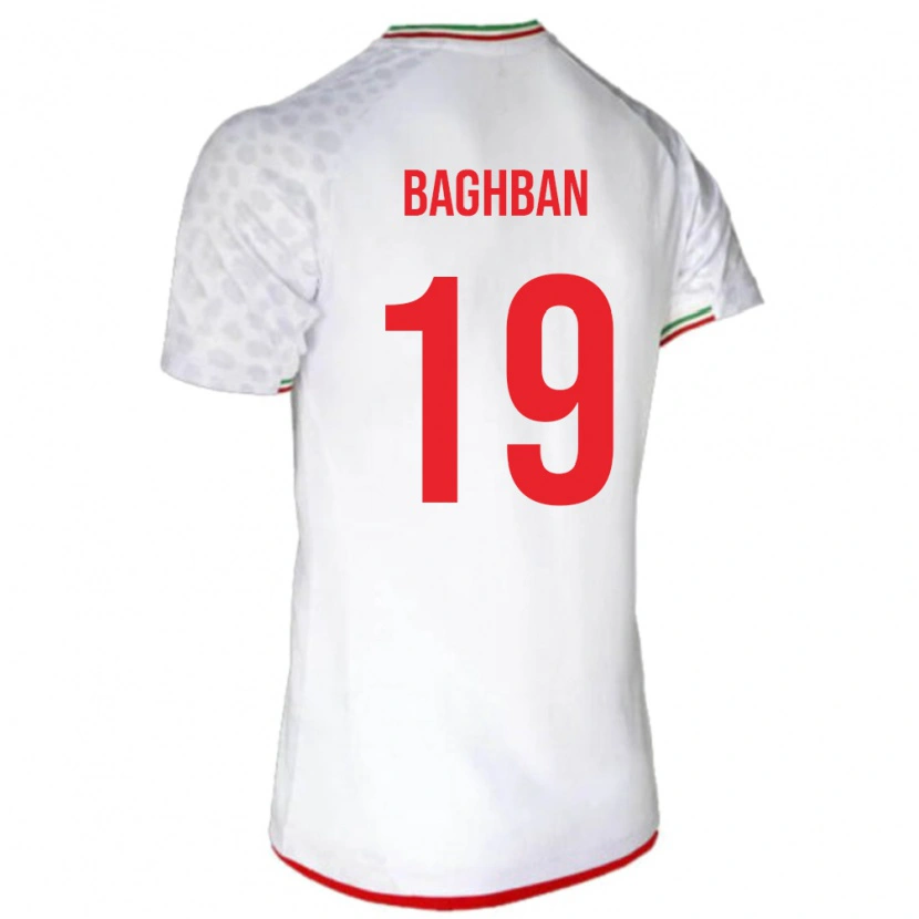 Danxen Niño Camiseta Irán Hadi Baghban #19 Blanco 1ª Equipación 24-26 La Camisa México