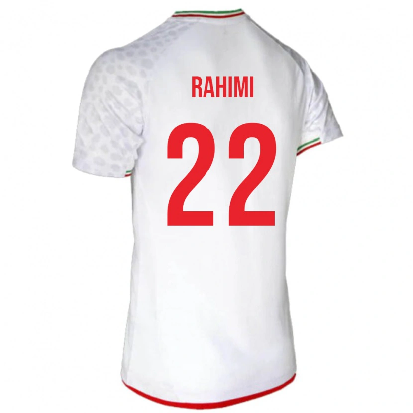 Danxen Niño Camiseta Irán Farzad Rahimi #22 Blanco 1ª Equipación 24-26 La Camisa México