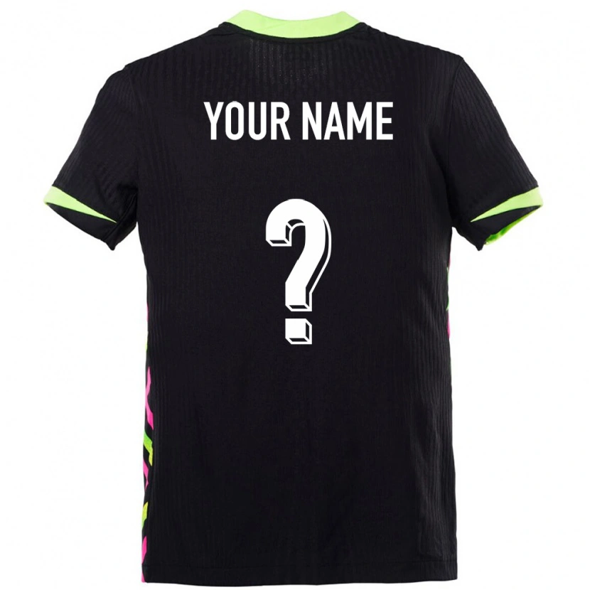 Danxen Niño Camiseta Australia Su Nombre #0 Azul Oscuro 2ª Equipación 24-26 La Camisa México