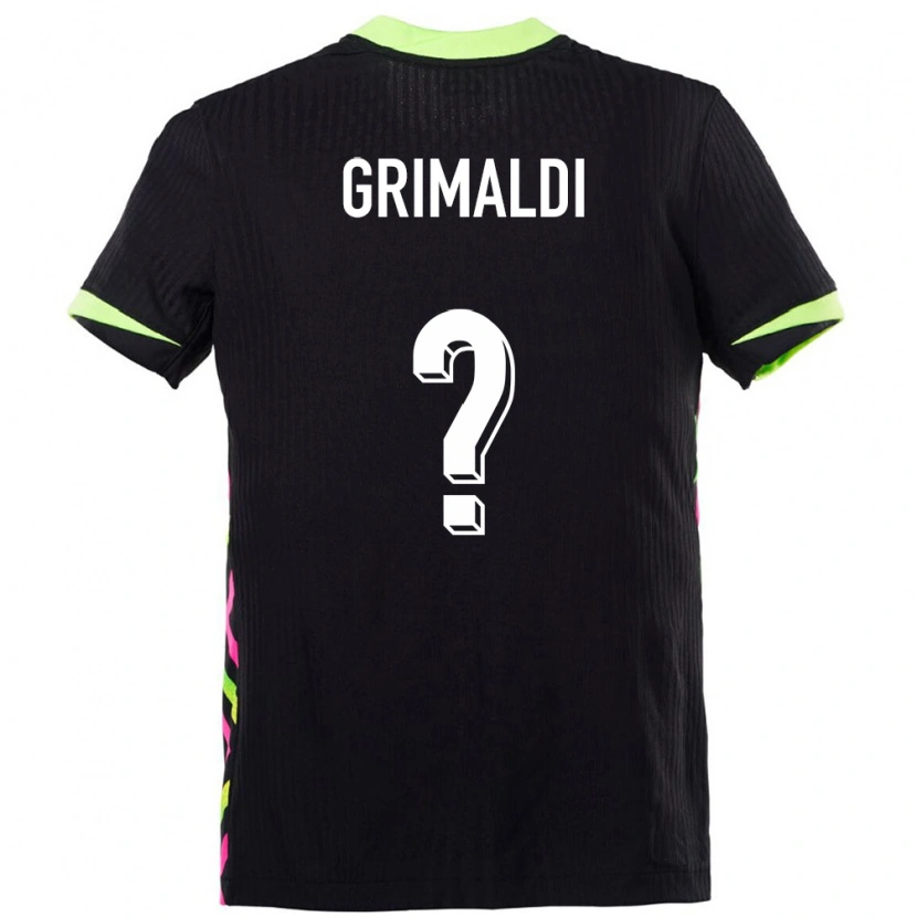 Danxen Niño Camiseta Australia Matthew Grimaldi #0 Azul Oscuro 2ª Equipación 24-26 La Camisa México