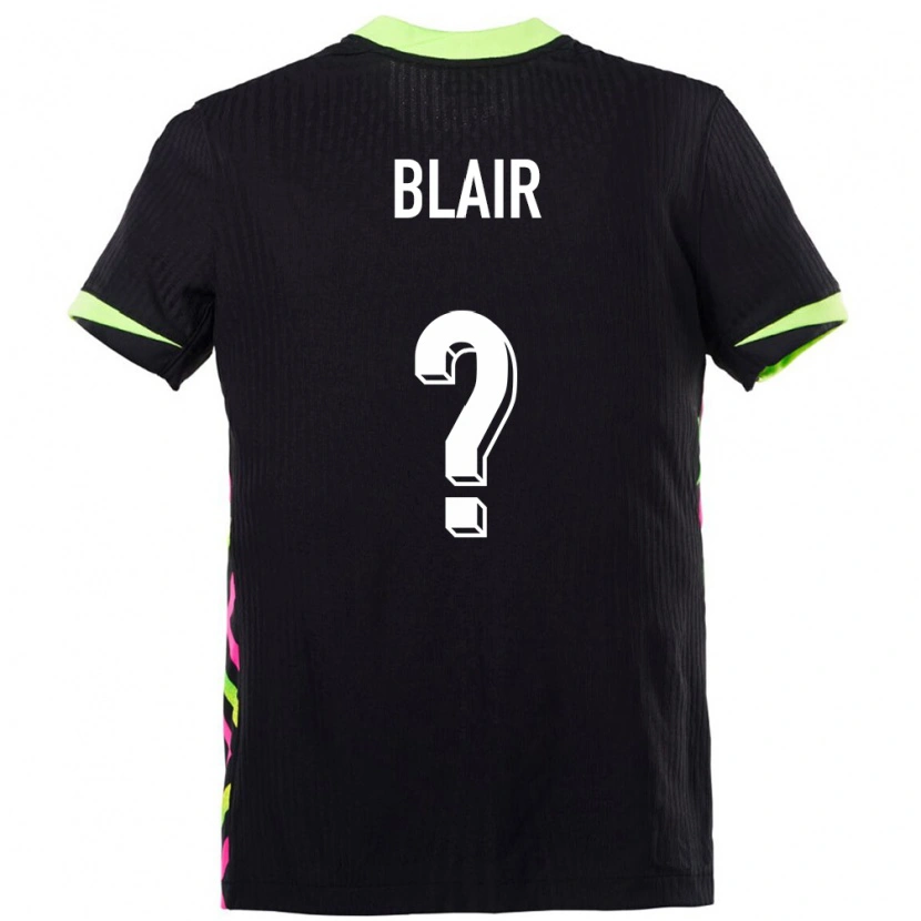 Danxen Niño Camiseta Australia Nathanael Blair #0 Azul Oscuro 2ª Equipación 24-26 La Camisa México