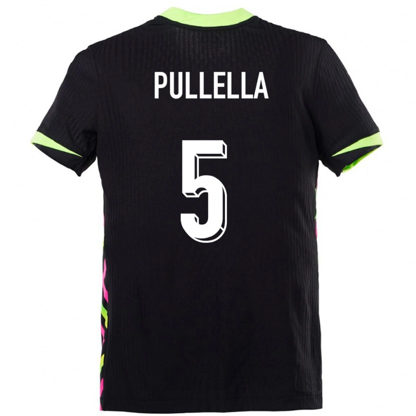 Danxen Niño Camiseta Australia Christian Pullella #5 Azul Oscuro 2ª Equipación 24-26 La Camisa México