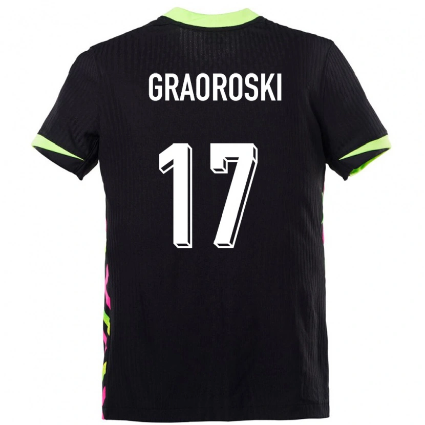 Danxen Niño Camiseta Australia Jordan Graoroski #17 Azul Oscuro 2ª Equipación 24-26 La Camisa México