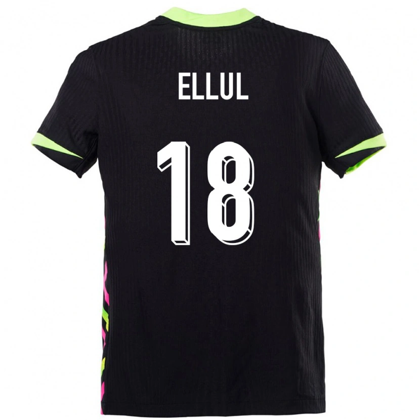 Danxen Niño Camiseta Australia Noah Ellul #18 Azul Oscuro 2ª Equipación 24-26 La Camisa México