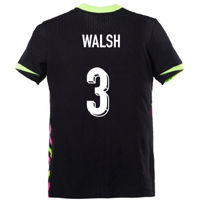 Danxen Niño Camiseta Australia Daniel Walsh #3 Azul Oscuro 2ª Equipación 24-26 La Camisa México
