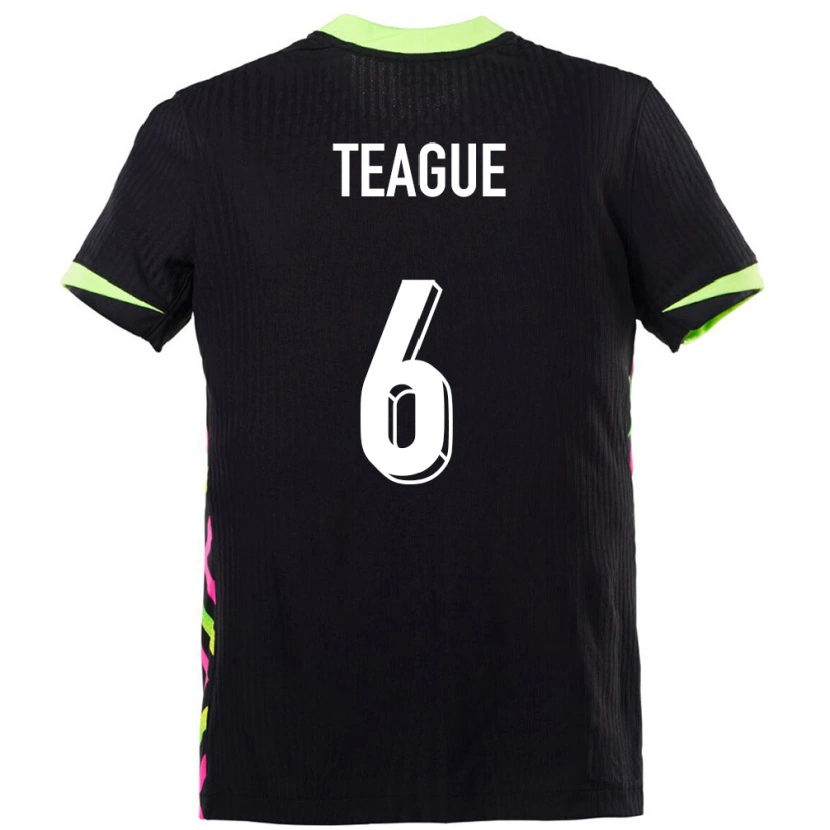 Danxen Niño Camiseta Australia Ryan Teague #6 Azul Oscuro 2ª Equipación 24-26 La Camisa México