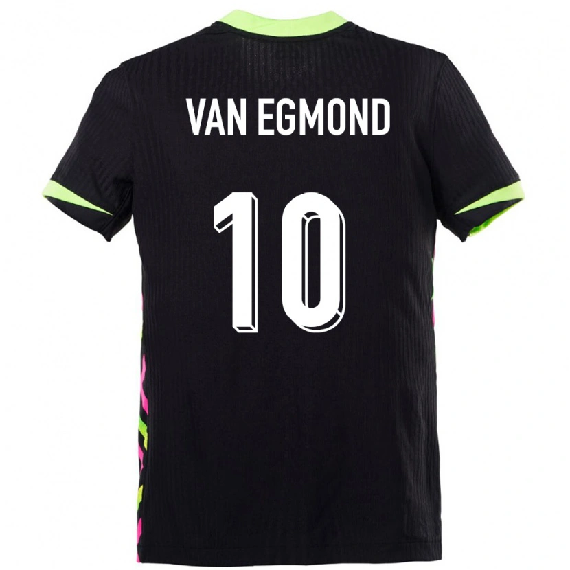 Danxen Niño Camiseta Australia Emily Van Egmond #10 Azul Oscuro 2ª Equipación 24-26 La Camisa México