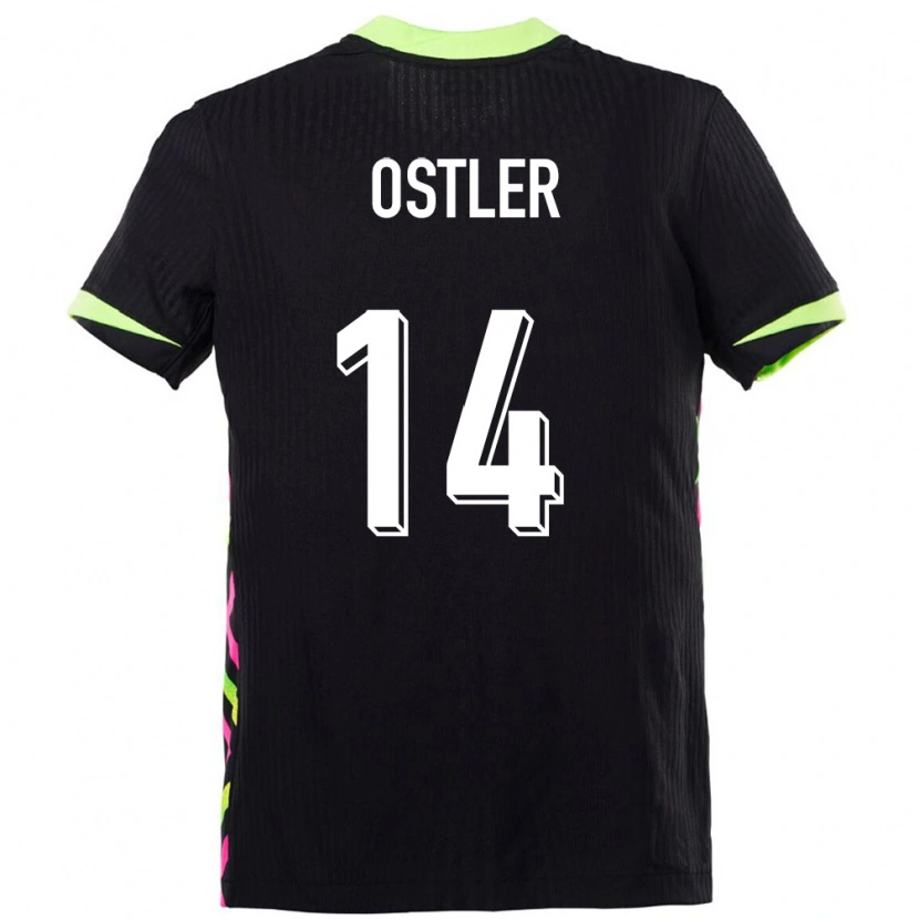 Danxen Niño Camiseta Australia Trent Ostler #14 Azul Oscuro 2ª Equipación 24-26 La Camisa México