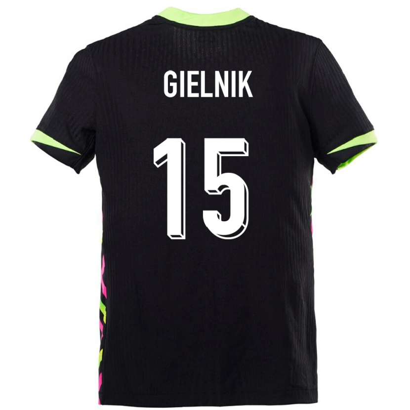 Danxen Niño Camiseta Australia Emily Gielnik #15 Azul Oscuro 2ª Equipación 24-26 La Camisa México