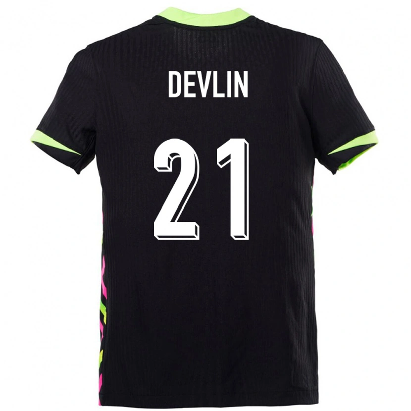 Danxen Niño Camiseta Australia Cameron Devlin #21 Azul Oscuro 2ª Equipación 24-26 La Camisa México