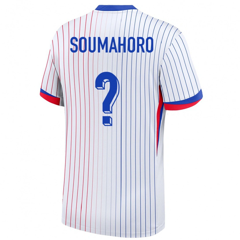 Danxen Niño Camiseta Francia Aboubaka Soumahoro #0 Blanco 2ª Equipación 24-26 La Camisa México