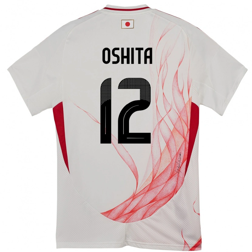 Danxen Niño Camiseta Japón Kosei Oshita #12 Blanco 2ª Equipación 24-26 La Camisa México