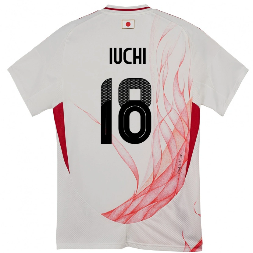 Danxen Niño Camiseta Japón Yosuke Iuchi #18 Blanco 2ª Equipación 24-26 La Camisa México
