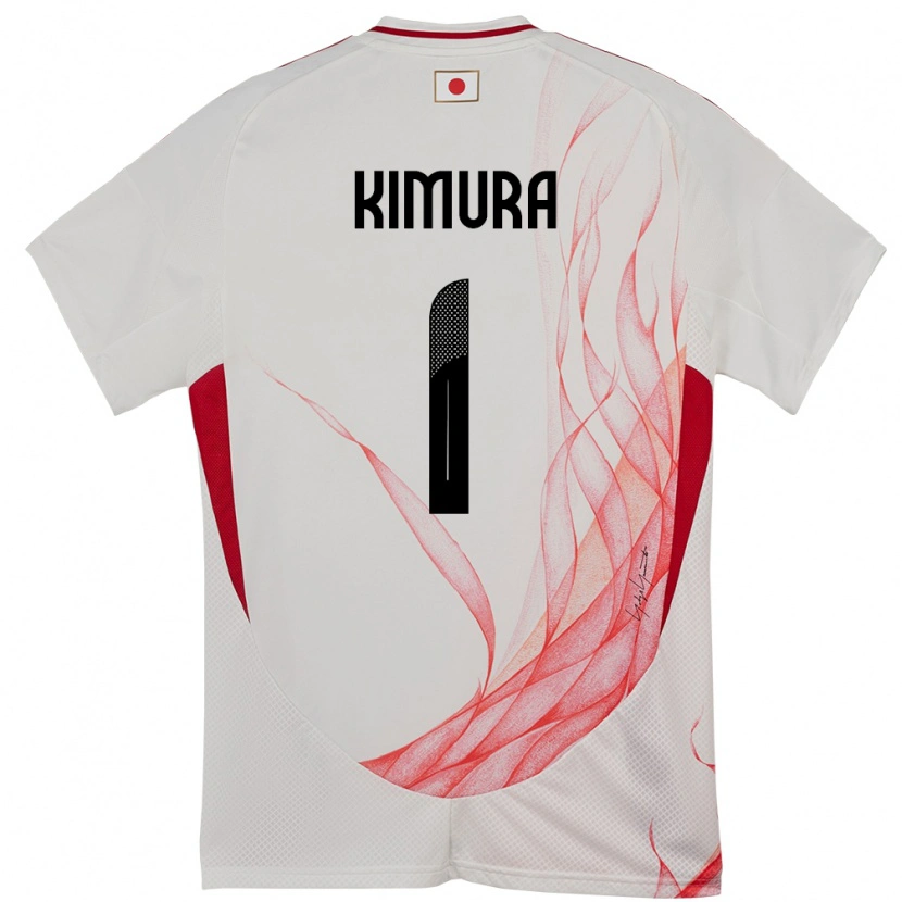 Danxen Niño Camiseta Japón Ryoya Kimura #1 Blanco 2ª Equipación 24-26 La Camisa México