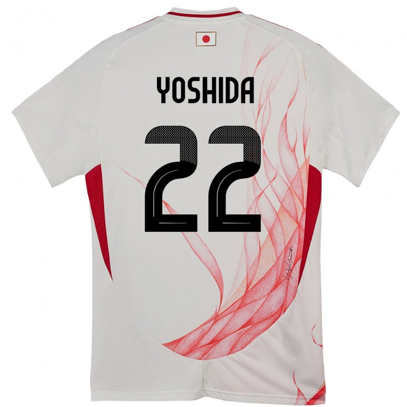 Danxen Niño Camiseta Japón Maya Yoshida #22 Blanco 2ª Equipación 24-26 La Camisa México