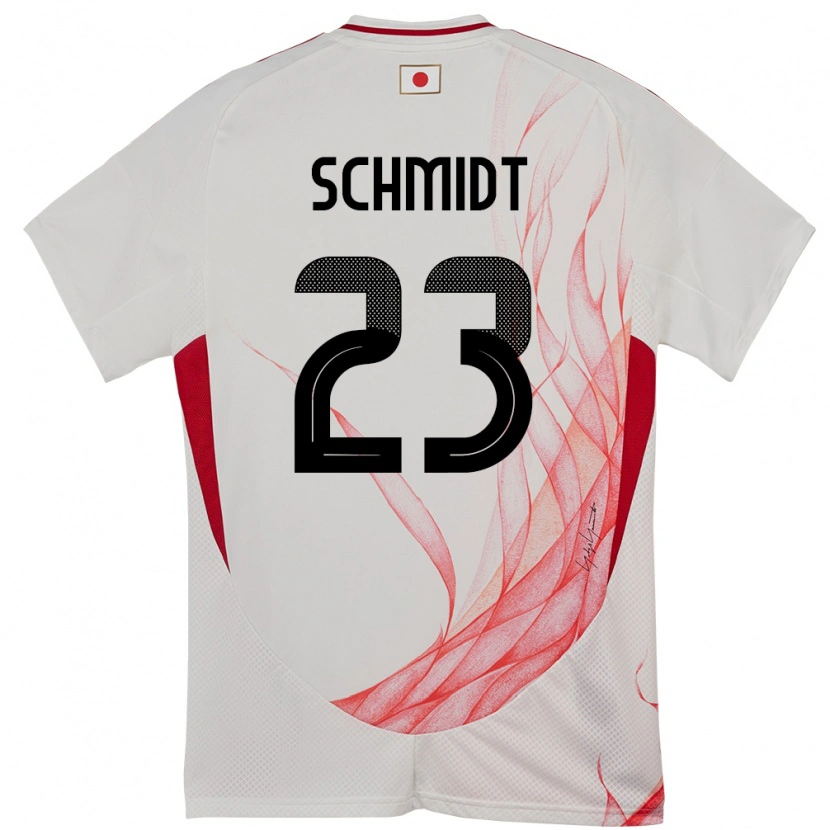 Danxen Niño Camiseta Japón Daniel Schmidt #23 Blanco 2ª Equipación 24-26 La Camisa México
