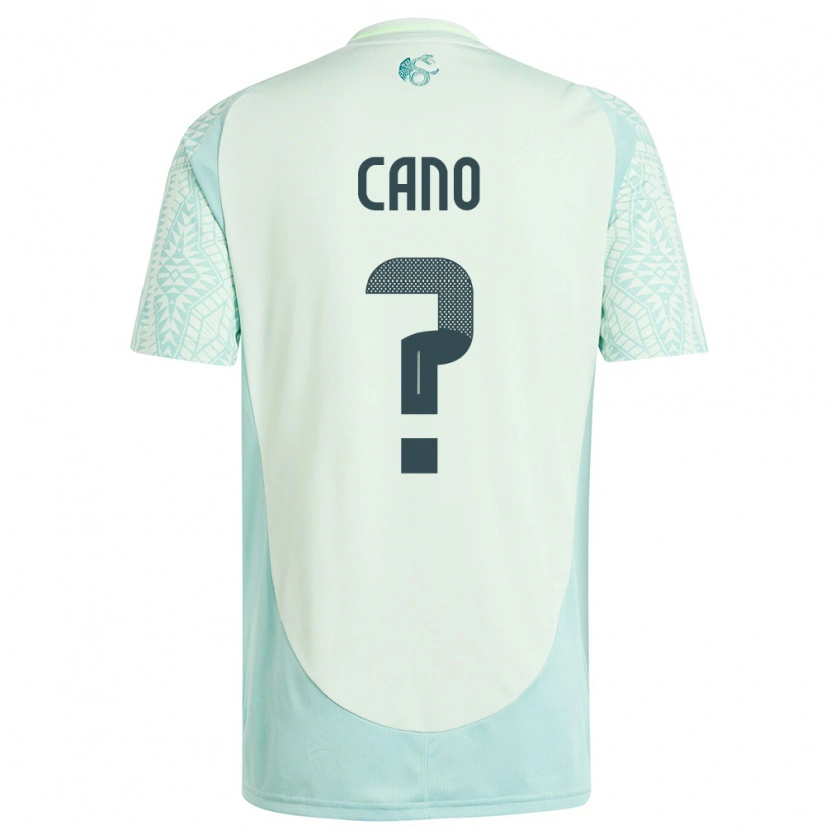 Danxen Niño Camiseta México Iker Cano #0 Lino Verde 2ª Equipación 24-26 La Camisa México