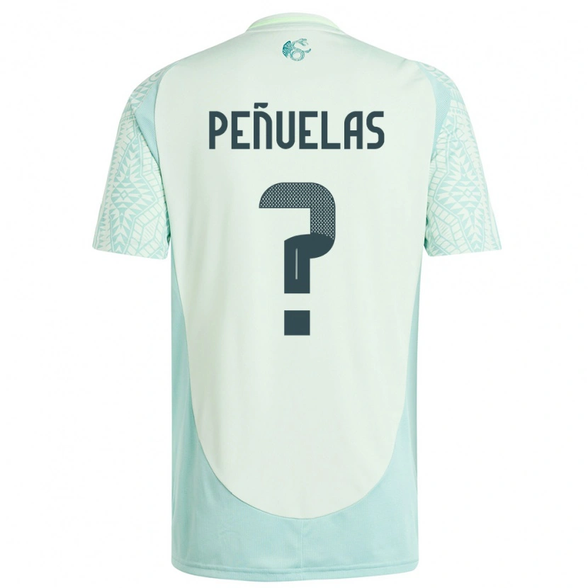 Danxen Niño Camiseta México Maximo Peñuelas #0 Lino Verde 2ª Equipación 24-26 La Camisa México