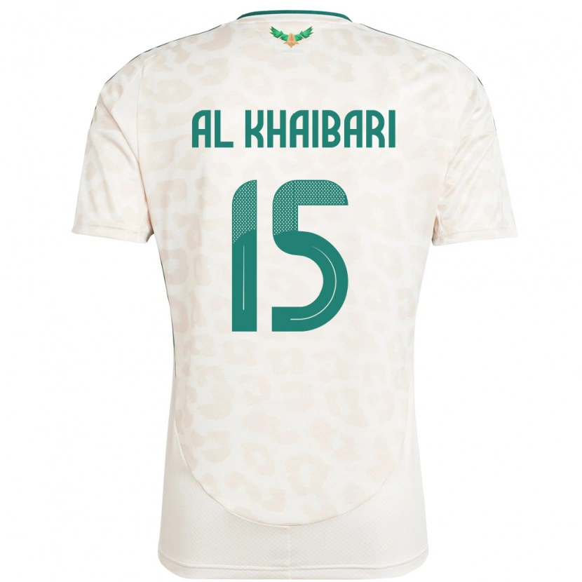 Danxen Niño Camiseta Arabia Saudita Abdullah Al-Khaibari #15 Blanco 2ª Equipación 24-26 La Camisa México