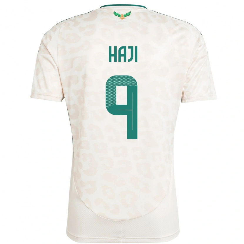 Danxen Niño Camiseta Arabia Saudita Talal Haji #9 Blanco 2ª Equipación 24-26 La Camisa México