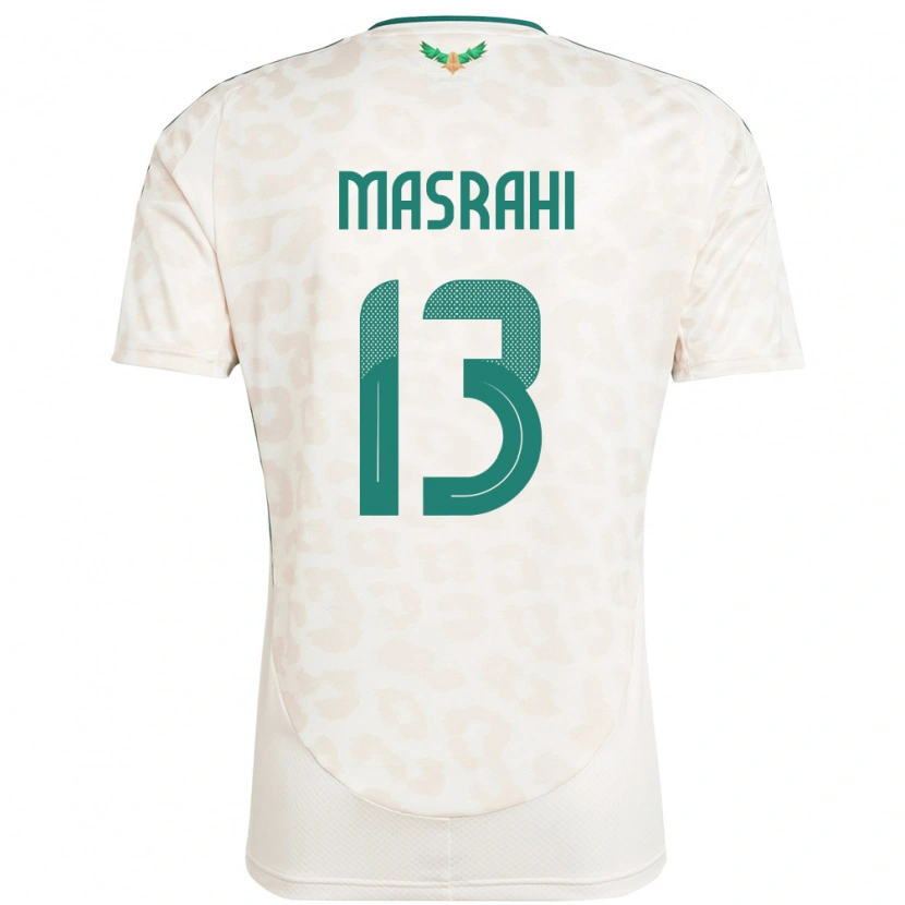 Danxen Niño Camiseta Arabia Saudita Mubarak Masrahi #13 Blanco 2ª Equipación 24-26 La Camisa México