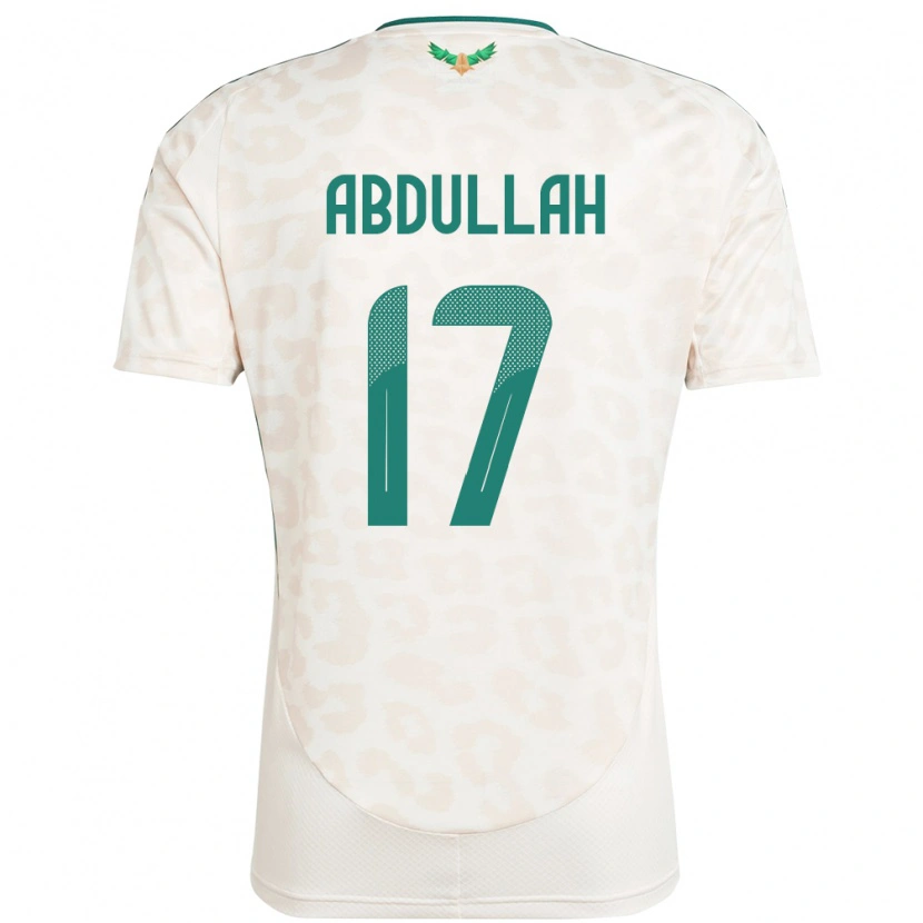 Danxen Niño Camiseta Arabia Saudita Salem Abdullah #17 Blanco 2ª Equipación 24-26 La Camisa México