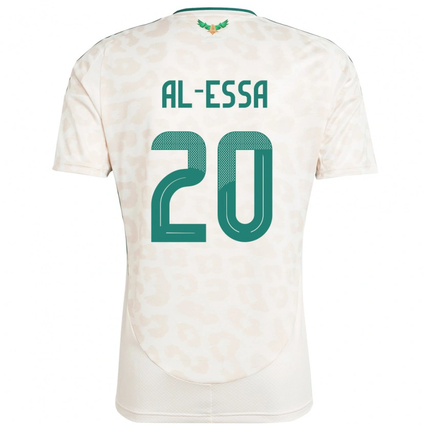 Danxen Niño Camiseta Arabia Saudita Karam Al-Essa #20 Blanco 2ª Equipación 24-26 La Camisa México