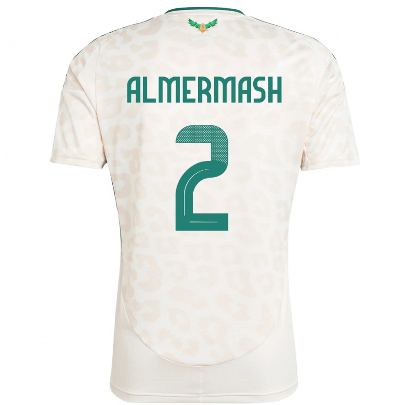 Danxen Niño Camiseta Arabia Saudita Oama Almermash #2 Blanco 2ª Equipación 24-26 La Camisa México