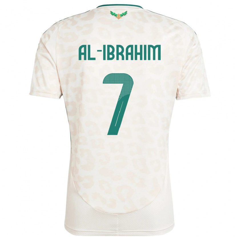 Danxen Niño Camiseta Arabia Saudita Noura Al Ibrahim #7 Blanco 2ª Equipación 24-26 La Camisa México