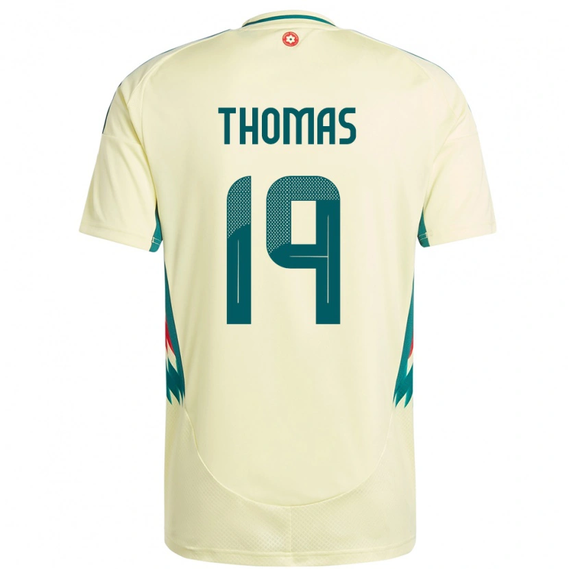 Danxen Niño Camiseta Gales Sorba Thomas #19 Beige Amarillo 2ª Equipación 24-26 La Camisa México