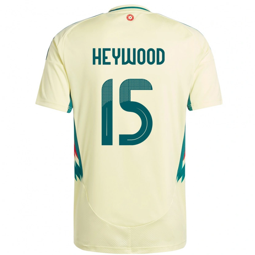 Danxen Niño Camiseta Gales Carter Heywood #15 Beige Amarillo 2ª Equipación 24-26 La Camisa México