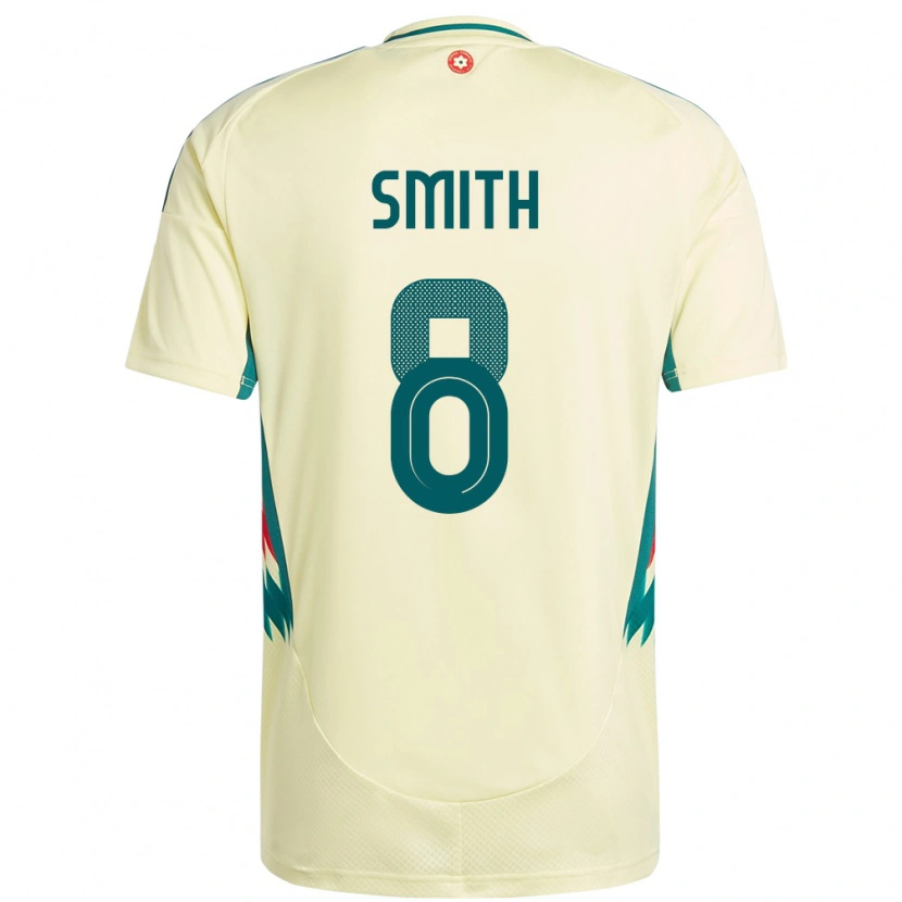 Danxen Niño Camiseta Gales Matt Smith #8 Beige Amarillo 2ª Equipación 24-26 La Camisa México