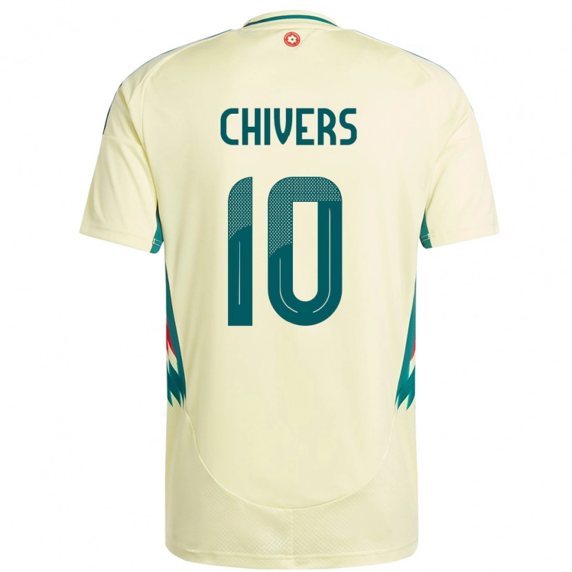Danxen Niño Camiseta Gales Chloe Chivers #10 Beige Amarillo 2ª Equipación 24-26 La Camisa México
