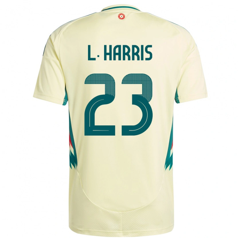 Danxen Niño Camiseta Gales Luke Harris #23 Beige Amarillo 2ª Equipación 24-26 La Camisa México