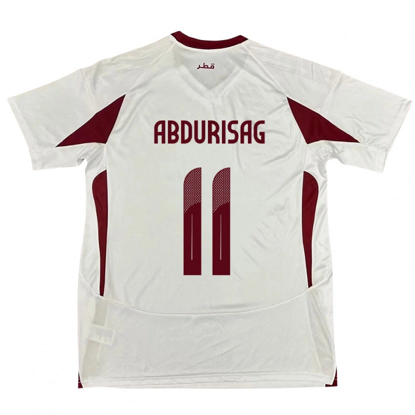 Danxen Niño Camiseta Catar Yusuf Abdurisag #11 Blanco 2ª Equipación 24-26 La Camisa México