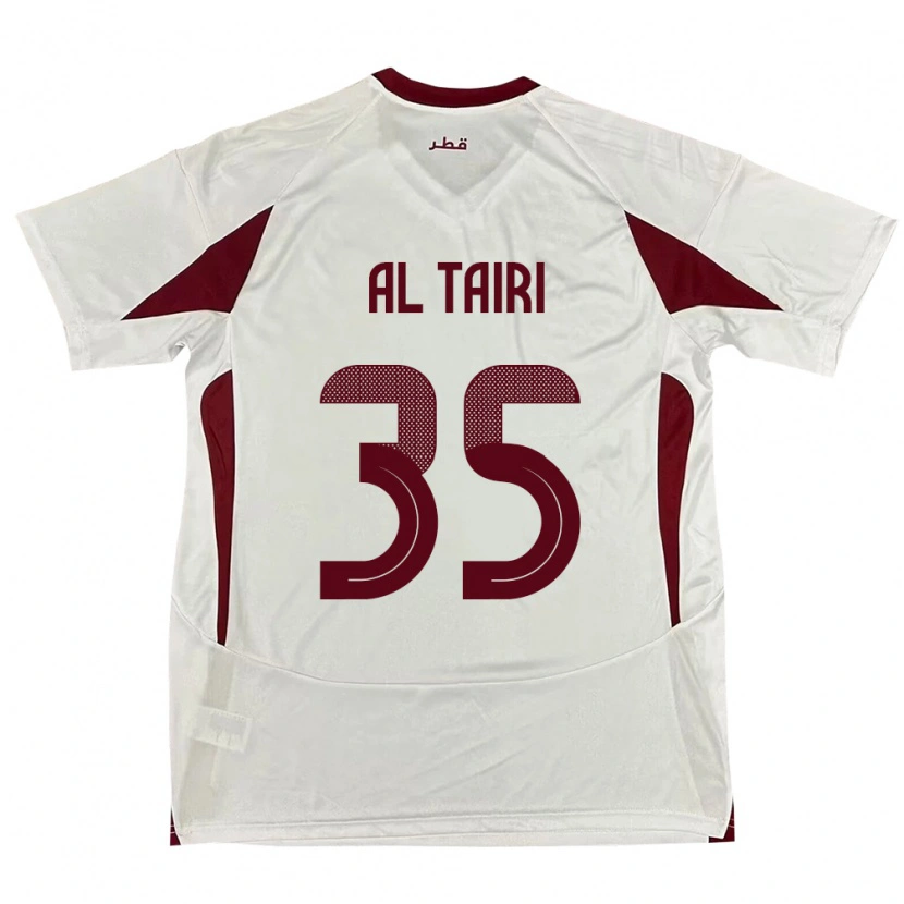 Danxen Niño Camiseta Catar Osamah Al Tairi #35 Blanco 2ª Equipación 24-26 La Camisa México