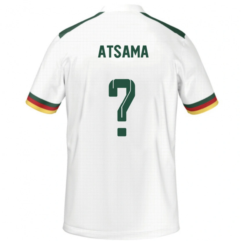 Danxen Niño Camiseta Camerún Franck Atsama #0 Blanco 2ª Equipación 24-26 La Camisa México